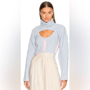 For Love & Lemons Page layered turtleneck sweater